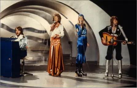  ?? ?? 50-ÅRSJUBILEU­M Det har gått 50 år sedan ABBA vann Eurovision song contest, och det ska firas. På lördag är det ”En fest för ABBA” och på tisdag sänds första delen i dokumentär­en ”Sagan om ABBA”.