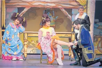  ?? ?? MAGIC AND LAUGHTER: Cinderella is cheering audiences at Eden Court, Inverness.