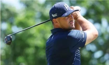  ?? Photograph: Andrew Redington/Getty Images ?? Bryson DeChambeau on a practice round at Brookline ahead of the US Open.