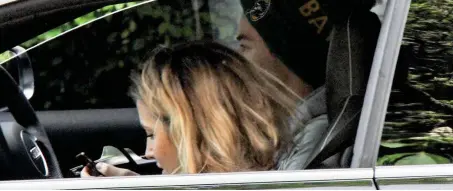  ??  ?? Sparking rumours: The pair were spotted going for a drive in Styles’s Audi in London over the weekend