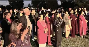  ?? PHOTOS: SUPPLIED ?? New Year turns over for our Nepalese community, who recently celebrated the start of the new Hindu year, 2081 at Regand Park at a special Dubbo Nepalese Community Australia (DNCA) event.