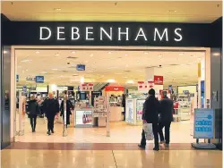  ?? Picture: Gareth Jennings. ?? The Debenhams store at the Overgate Centre in Dundee.