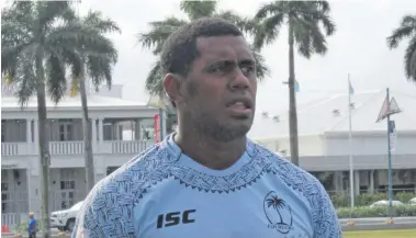  ?? Photo: Anasilini Natoga ?? Kalione Nasoko during training at Albert Park on November 6,2018.