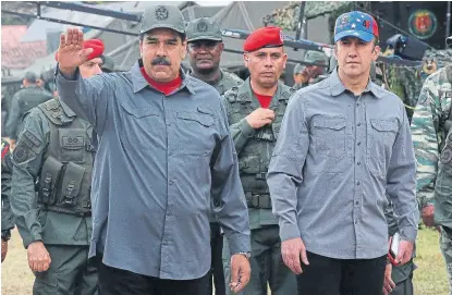  ?? Dpa ?? Maduro ordenó ejercicios militares el fin de semana pasado