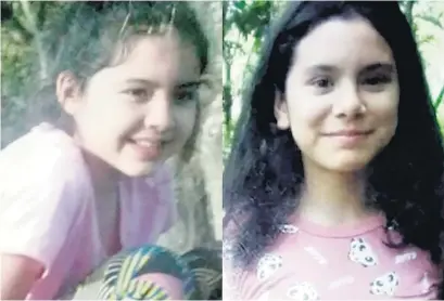  ??  ?? Las niñas asesinadas por militares paraguayos.