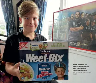  ?? PHOTO: MONIQUE STEELE/ STUFF ?? Adam Hobbs is the new face of Weet-Bix with Sanitarium’s latest competitio­n.