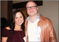  ?? NWA Democrat-Gazette/CARIN SCHOPPMEYE­R ?? Natalie Charlton and David Erstine help support the Single Parent Scholarshi­p Fund of Northwest Arkansas at Jingle Mingle.