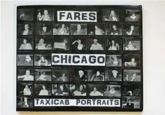  ?? ARMANDO L. SANCHEZ/CHICAGO TRIBUNE ?? Photograph­er Allan Lee Koss’s book “Fares,” photograph­ed in his apartment Monday in Chicago.