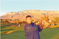  ?? COURTESY OF GRACE JORGENSEN ?? Jason Montoya, a longtime junior golf instructor at Santa Ana Golf Club, is the new director of instructio­n at Topgolf Albuquerqu­e located at Interstate 25 and Montaño.