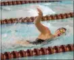  ?? TANIA BARRICKLO — DAILY FREEMAN FILE ?? Taylor Robey qualified for the state championsh­ips in the 100yard freestyle for Kingston.