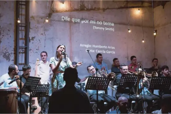  ?? FOTO ?? La Orquesta La Pascasia, que arrancó poco después de la inauguraci­ón, planea lanzar un disco este año.