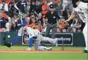  ?? Wally Skalij Los Angeles Times ?? FIRST BASEMAN Cody Bellinger has trouble with a grounder Friday. It was ruled an infield hit.