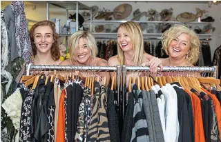  ??  ?? Full Monty fun: Maya Maya boutique helping raise money for charity in 2018