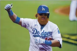  ?? ERIC GAY — THE ASSOCIATED PRESS ?? Los Angeles Dodgers infielder Justin Turner is in the last year of a four-year, $64 million contract and could be a target for Oakland should he enter free agency.