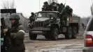  ?? ?? Déploiemen­t de Ukraine. soldats russes en