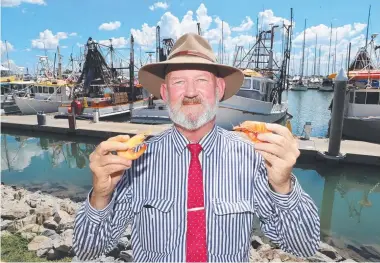  ?? DECISIVE ACTION: Fisheries Minister Bill Byrne is out to protect Moreton Bay prawns. Picture: DARREN ENGLAND ??