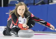  ?? SEAN KILPATRICK, THE CANADIAN PRESS ?? Rachel Homan’s Ottawa rink comes into the Scotties in St. Catharines, Ont., as the top-ranked team.