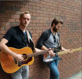  ?? NEWS FILE PHOTO ?? Enslow, Jay Bowcott (left) and Brady Enslen, are releasing "Drifters," the debut album from the pair, at The Silver Buckle on Feb. 24. It will also mark the duo's final show there. Bowcott and Enslow moved to Calgary recently to further pursue their...