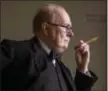  ?? FOCUS FEATURES ?? Gary Oldman’s portrayal of Winston Churchill in “Darkest Hour” is likely to earn him the Oscar for best actor.