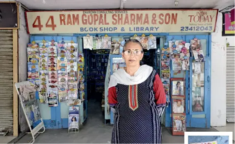  ??  ?? Manjula Sharma, owner, Ram Gopal Sharma & Sons
