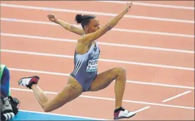  ?? FOTO: EFE ?? Ana Peleteiro, doble medallista europea de triple y aspirante a medalla en Glasgow