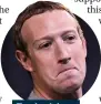  ??  ?? Facebook boss Mark Zuckerberg