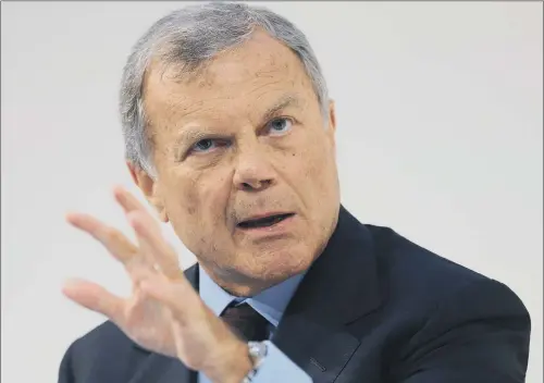  ?? PICTURE: JONATHAN BRADY/PA ?? LONG-SERVING: Sir Martin Sorrell turned WPP into the world’s largest advertisin­g agency during his three decades at the helm.