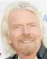  ??  ?? HYPERLOOP FIRM Branson