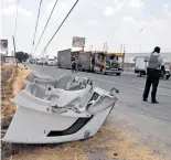  ??  ?? El trafico estuvo detenido durante mas de 2 horas.