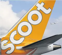  ?? REUTERS ?? Singaporea­n budget carrier Scoot was operating the affected flight.