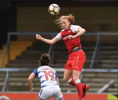  ??  ?? Louise Quinn in action for Arsenal.