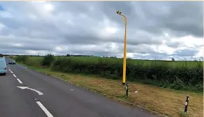  ?? Google ?? ●● An average speed camera near the Belthorn M65 junction.