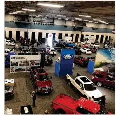  ?? CORNELIUS FROLIK / STAFF ?? The annual Dayton Auto Show kicks off Thursday and runs through Sunday at the Dayton Convention Center. The show will have hundreds of vehicles from more than a dozen Dayton-area dealers on display.