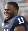  ?? ASSOCIATED PRESS FILE PHOTO ?? Should the Detroit Lions draft a linebacker like Penn State’s Micah Parsons in the first round?