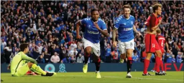  ?? FOTO: RUSSELL CHEYNE/ REUTERS ?? Rangers levenede ikke FC Midtjyllan­d mange chancer.