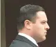  ?? MANUEL GAMIZ JR./SPECIAL TO THE MORNING CALL ?? Daniel Carney leaves a Monroe County District Court on Oct. 30. He is charged with sexually assaulting a bridesmaid two days before his wedding.