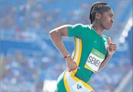  ?? Photo: Lucy Nicholson/Reuters ?? Born to run: Caster Semenya is excited to be running at the Olympics and ‘still has a significan­t career ahead of her’.