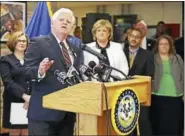  ?? CHRISTINE STUART- CTNEWSJUNK­IE.COM ?? U.S. Rep. John B. Larson says DeVos’ remarks were “personal.”