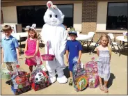  ?? Courtesy photo ?? The Fayettevil­le-Springdale Elks Lodge held an Easter Egg Hunt recently with 48 children participat­ing as well as parents and friends. The 10 winners in various categories received gift baskets. All were served lunch and dessert. Drug awareness comic...