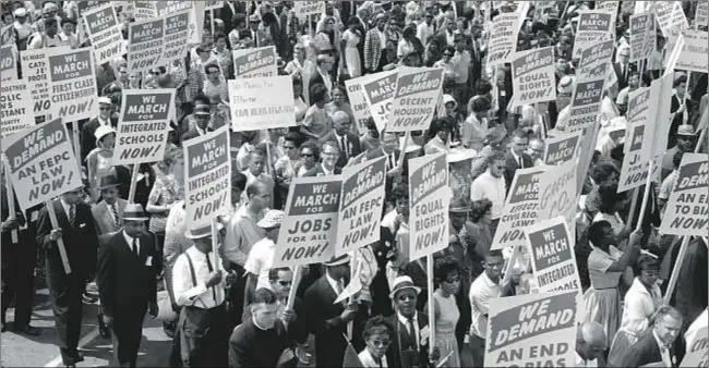  ?? CNS Yo tengo un sueño ?? Marcha en Washington (Estados Unidos), en 1963 . En ella, Martin Luther King Jr, pronunció su histórico discurso