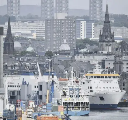  ??  ?? 0 Aberdeen, above, Edinburgh and Glasgow are among the top ten cities in the UK for growth in job adverts