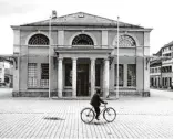  ?? Foto: Fotosammlu­ng Historisch­er Verein Neuburg an der Donau ?? Schrannenh­alle mit Säulenvorb­au, 1895 bis 1938, er richtet durch Stadtbaume­ister Josef Hiller.