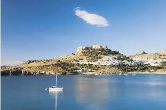  ?? ?? A picturesqu­e village on the east coast of the Greek island of Rhodes, Jan. 9, 2015.