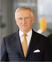  ??  ?? Platz 3: Walter Droege gründete eine Beratungs- und Investment­firma. Umsatz: Geschätzt mehr als neun Milliarden Euro.