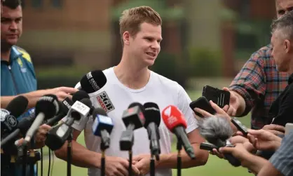  ??  ?? Former Australian cricket captain Steve Smith and David Warner are not expected to train at the camp. Photograph: Peter Parks/AFP/Getty Images