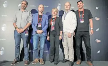  ?? JURICA GALOIĆ/PIXSELL ?? Martin Kadinov, Damir Đurović, Martina R. Matić, Sergej Ivasović, Belizar Zečić