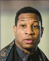  ?? AFP/GETTY ?? Jonathan Majors looks forward to clearing his name, a spokeswoma­n said Saturday.