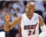  ?? PRESS THE ASSOCIATED ?? Ray Allen, pictured in 2014, is one of this year's recipients of the 16th annual National Civil Rights Museum Sports Legacy Awards.