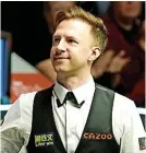  ?? ?? Judd Trump after his win on Saturday