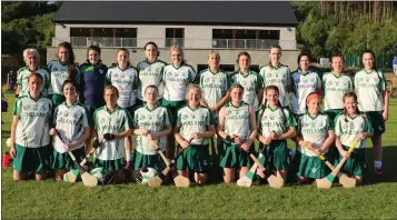  ??  ?? The Ballinacor camogie team who lost out to Gleenaly last week. s